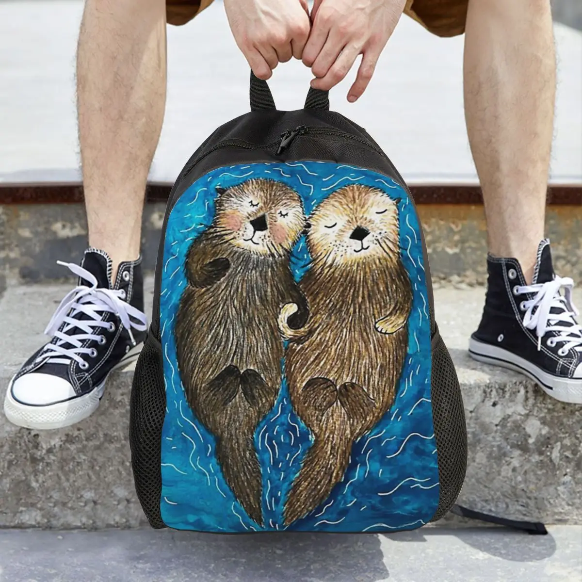 

Рюкзак Otter CUTE SLEEP, Лидер продаж, рюкзак большой емкости, детская сумка для книг, школьная сумка, сумки на плечо для мужчин и женщин