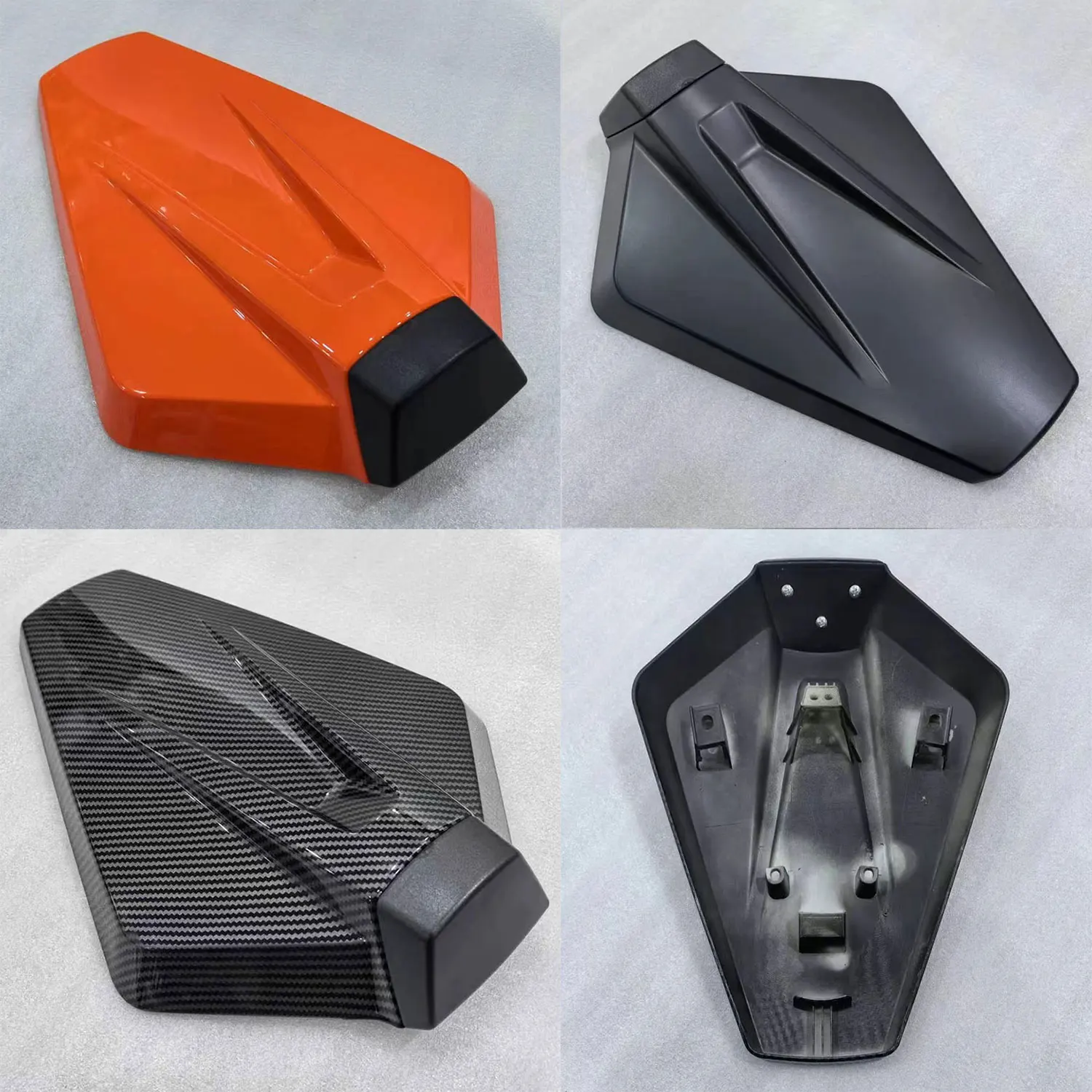 Fit For KTM RC390 2022 2023 2024 Motorcycle Pillion Rear Passenger Seat Tail Cushion Cowl Cover Hump Fairing Accessories