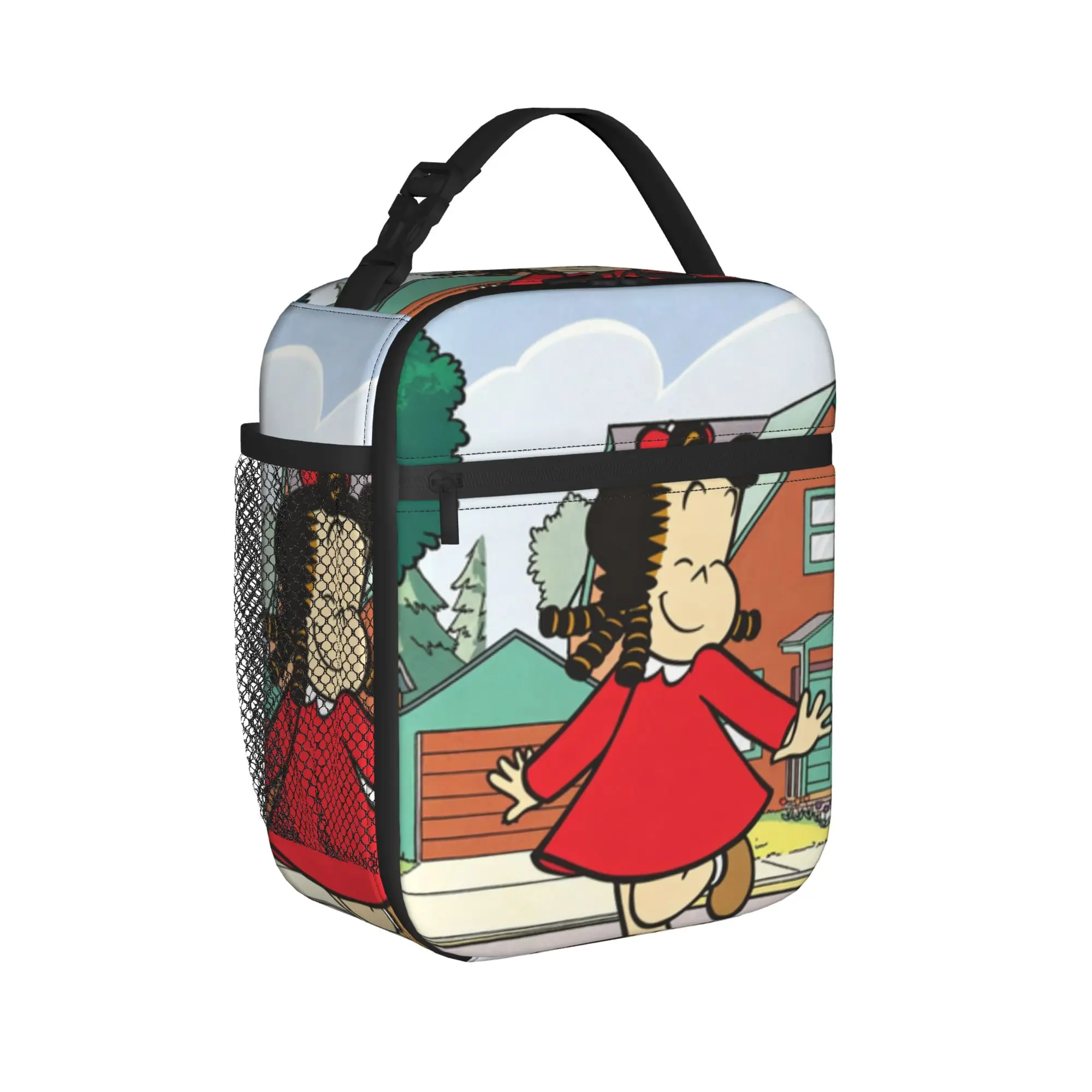 Littles Lulus Insulated Lunch Bag for Men Women  Food Bag Portable Thermal Cooler Lunch Box For Travel