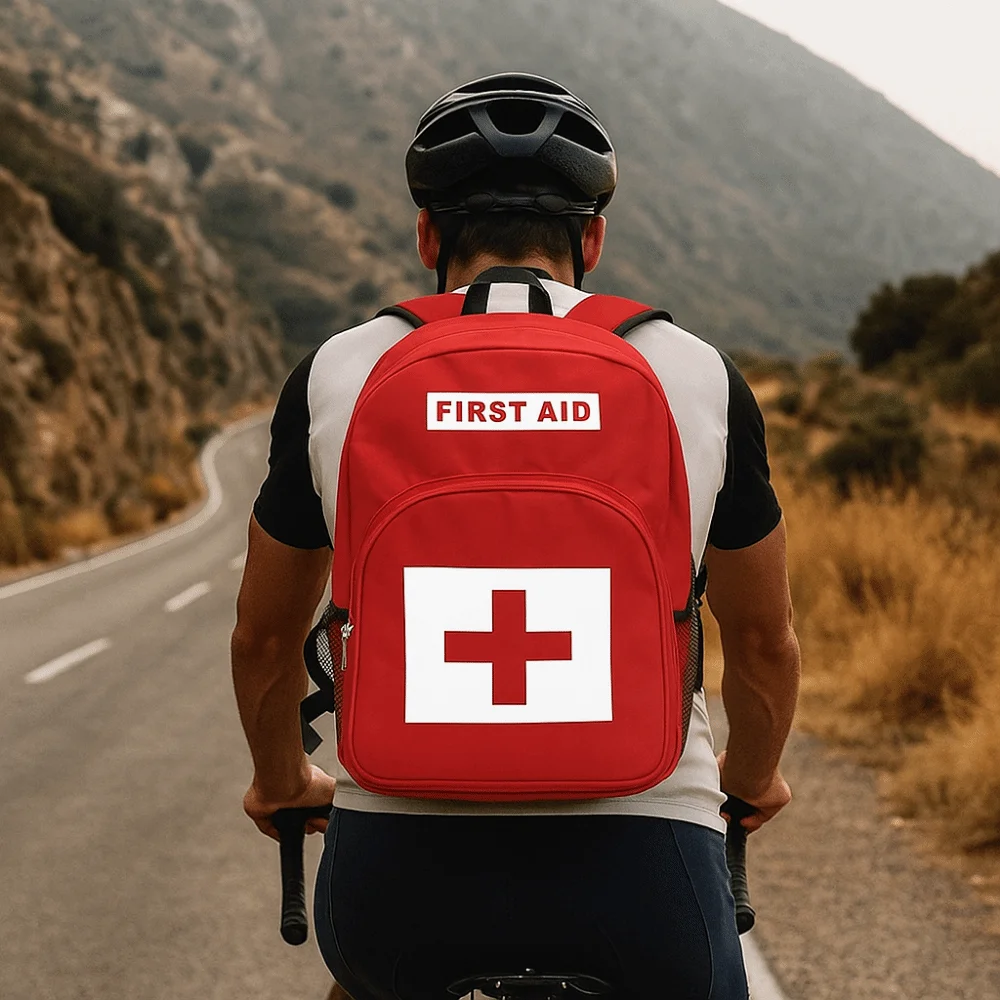 Empty Emergency Medicine Backpack Large Capacity Anti-Scratch Outdoor Rescue Bags Multi-Pocket Red First Responder Trauma Bags