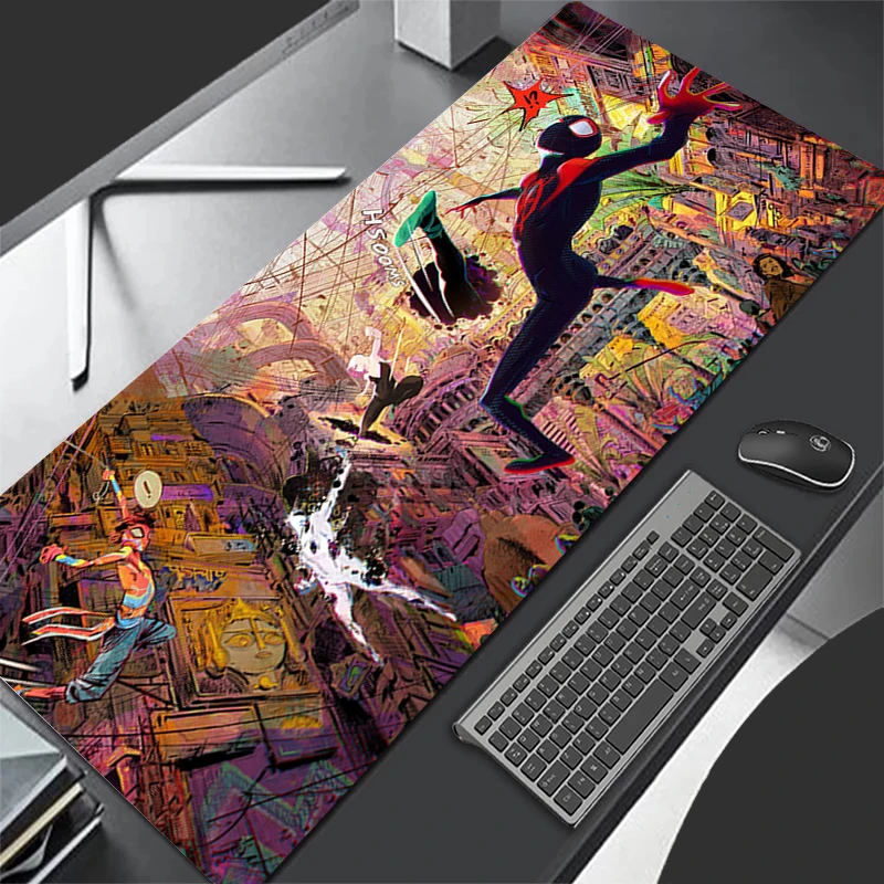 Marvel cartoon Avengers Alliance Spider Man superhero Pattern Game mousepad Pads Rubber Mouse Mat Desk Gaming Non-Slip Desk Mat