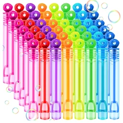 8/24pcs Colorful Bubble Soap Bottle Wand Soap Liquid Tube Kids Birthday Party Favors Pinata Filler Toys Wedding Gifts For Guest