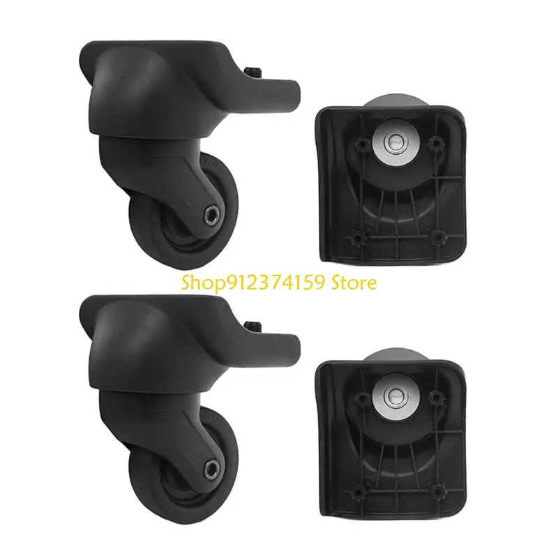 G5AE 4pcs Suitcase Replacement Set Easy to Install Ergonomic Luggage 360 Degree Rotation For Frequent