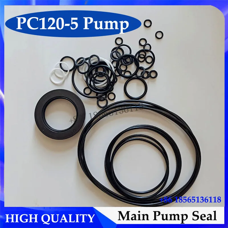 PC120-5 Excavator Hydraulic Pump Seal Kit for Komatsu Main Pump Oil Seal Repair Kit