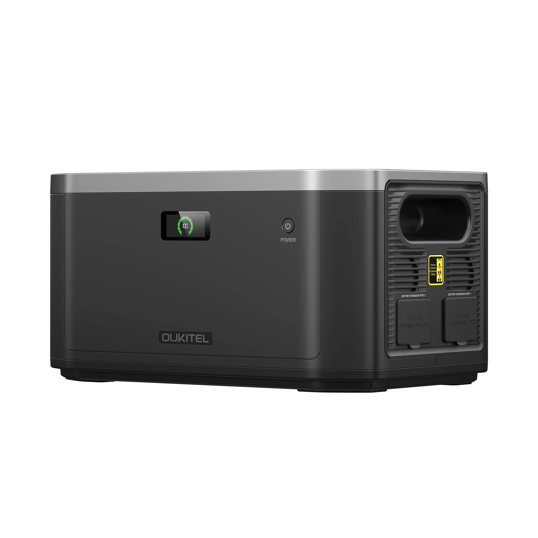 OUKITEL BP3000E Tragbare Powerstation 3200W 2048Wh LiFePO4 Batterie Solargenerator 220V EU-Stecker Notstromversorgung für Zuhause Wandladung Schnelles Aufladen Reine Sinuswelle USV Outdoor Reisen