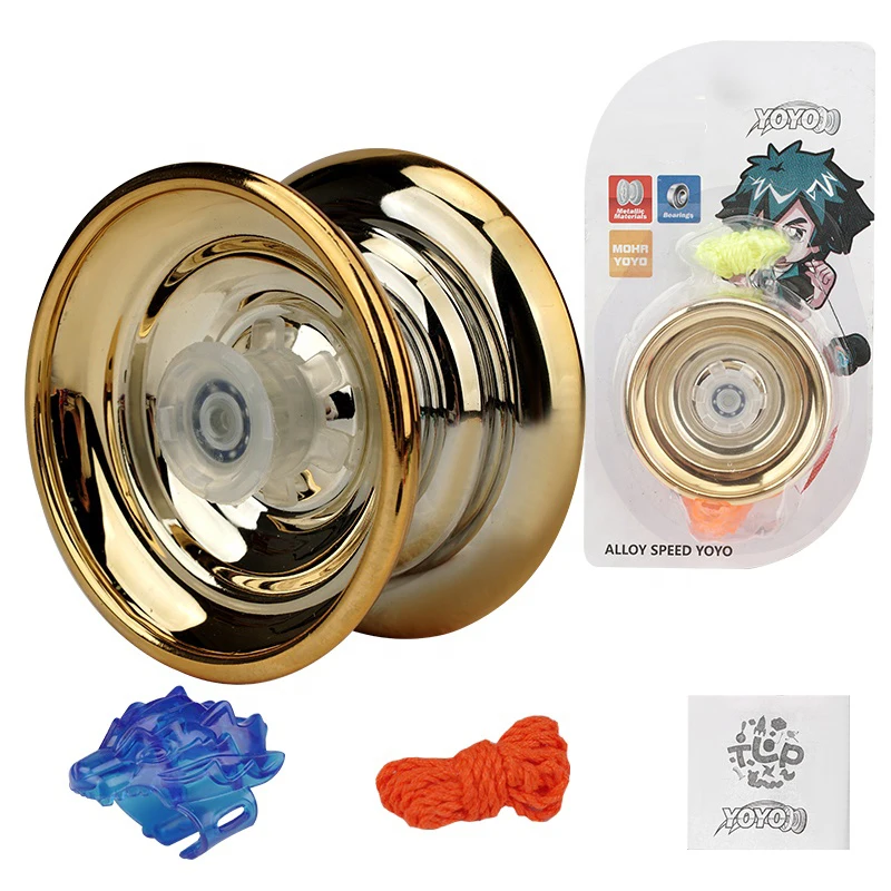 Magic YoYo Professional Aluminum Alloy Boy Classic Toy High Speed Bearing Special Prop Metal Girl Children Kid Yo-yo Adult Gift