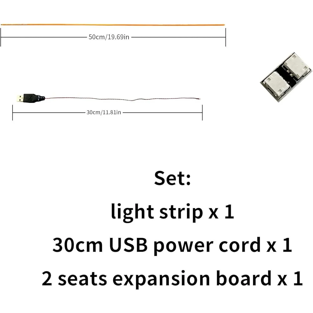 1pcs LED Light Strip with Adhesive Back, Compatible with Lego Building Block Models, DIY building blocks lighting accessories - view 5