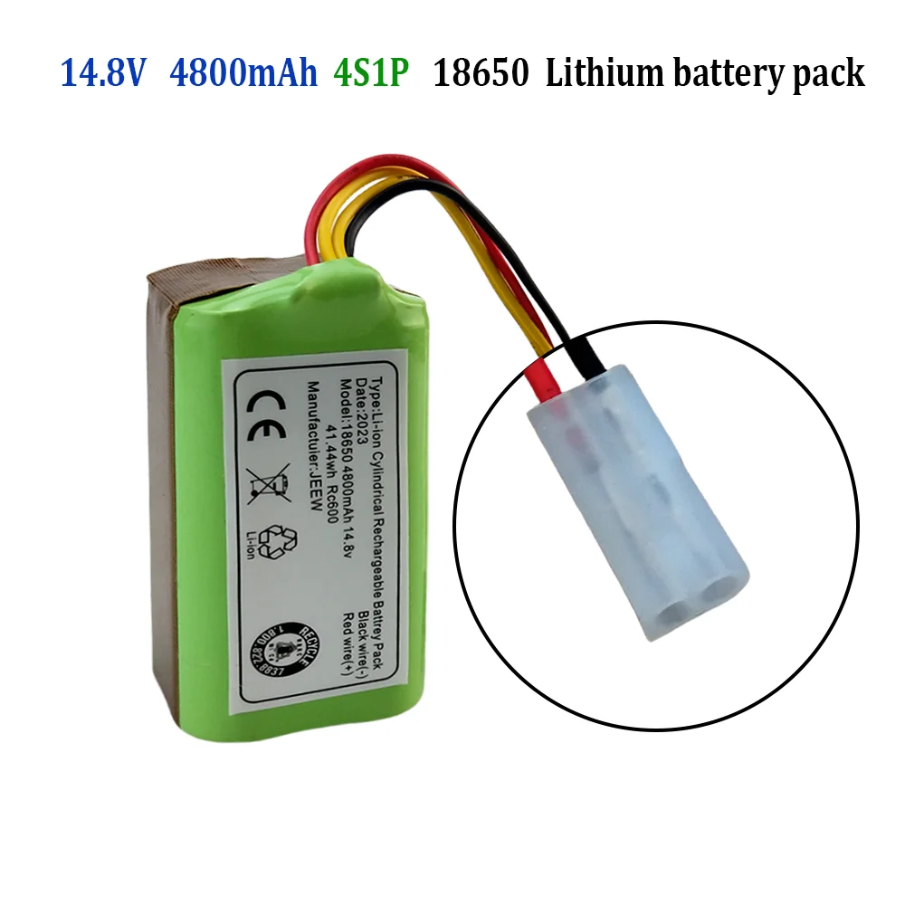 14.8V 4800mAh vacuum cleaner battery - Xiaomi G1 4S1P 18650 lithium-ion robot vacuum cleaner battery backup battery