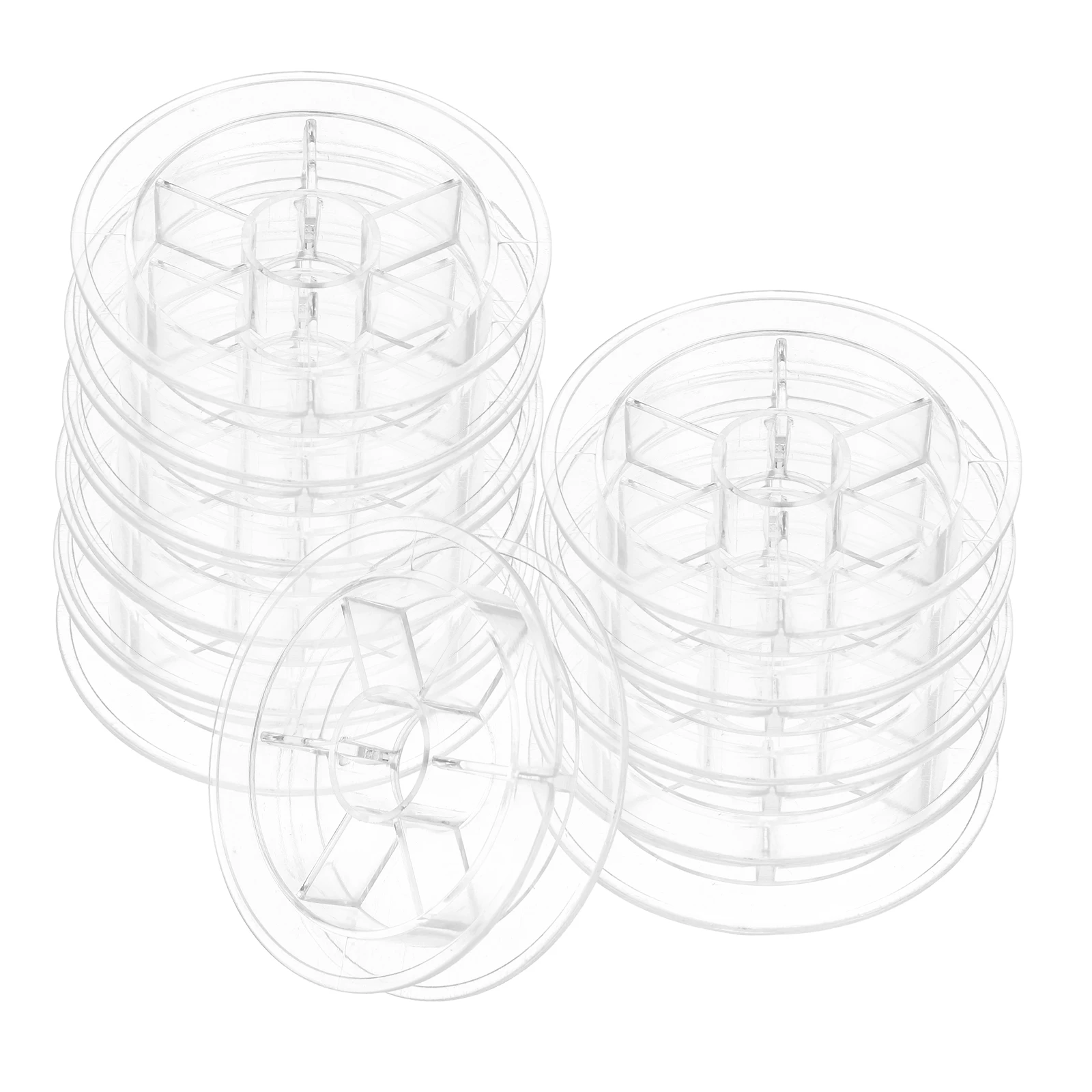 

20Pcs Durable Plastic Sewing Spools Thread Holder Yarn Winding Embroidery Machine Accessories Embroidery Machine Accessories