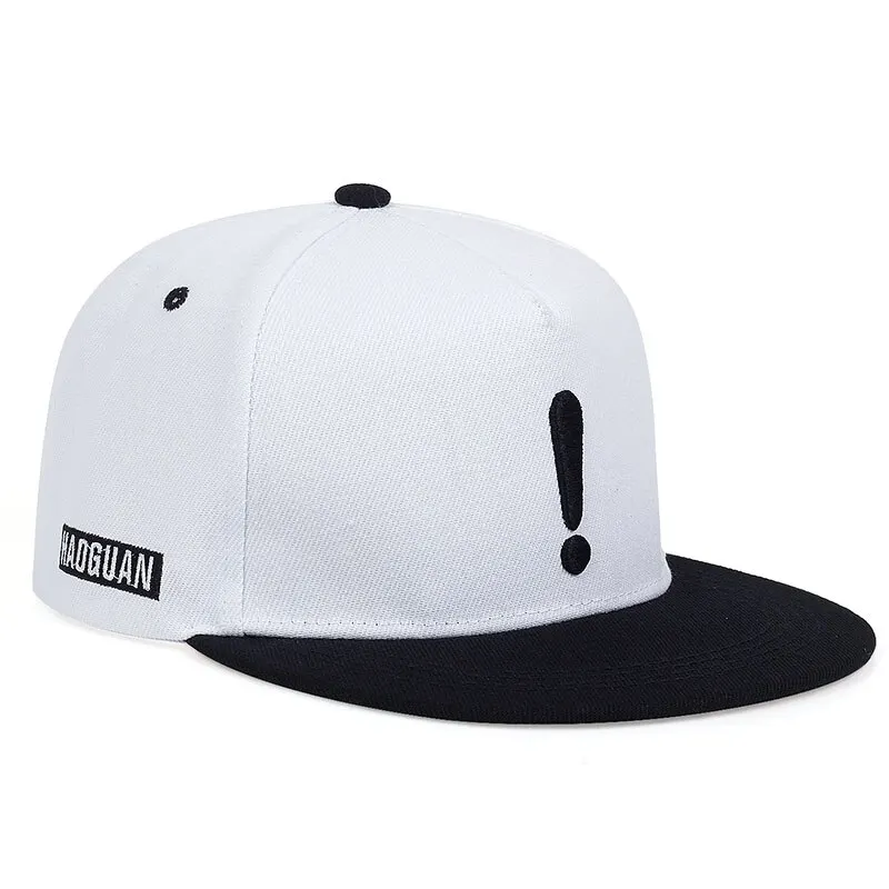 2024 Fashion Fastball Cap Hip Hop Hats Baseball Cap For Men Exclamation Point Embroidery Summer New Street Trend Snapback Caps