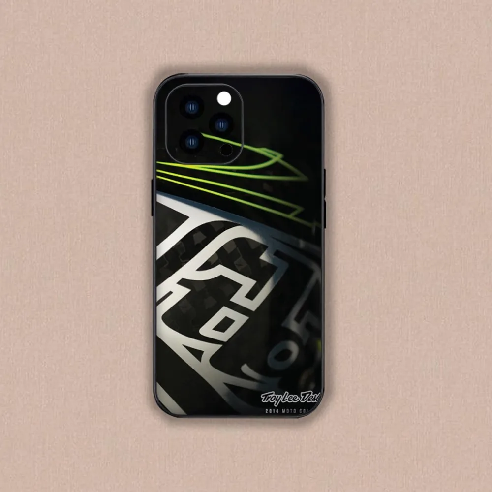 Sports Troy Lee Designs Phone Case For iPhone Mini 11 12 13 14 15 Plus Pro Max XR XS Black Shell