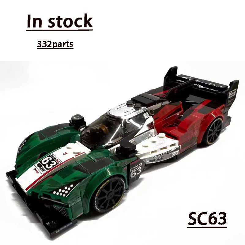 

Новый классический городской спортивный гоночный автомобиль SC63, модель строительного блока, 373 деталей, детский строительный блок на день рождения для мальчиков, игрушка в подарок