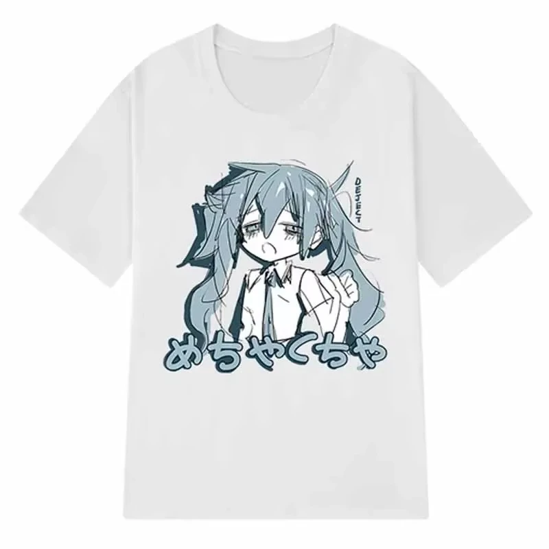 

Y2k Japan Millennium Anime Men's and Women's T-shirts 100% Cotton Street Casual T-shirts Cute Style Harajuku Graphic T-shirts