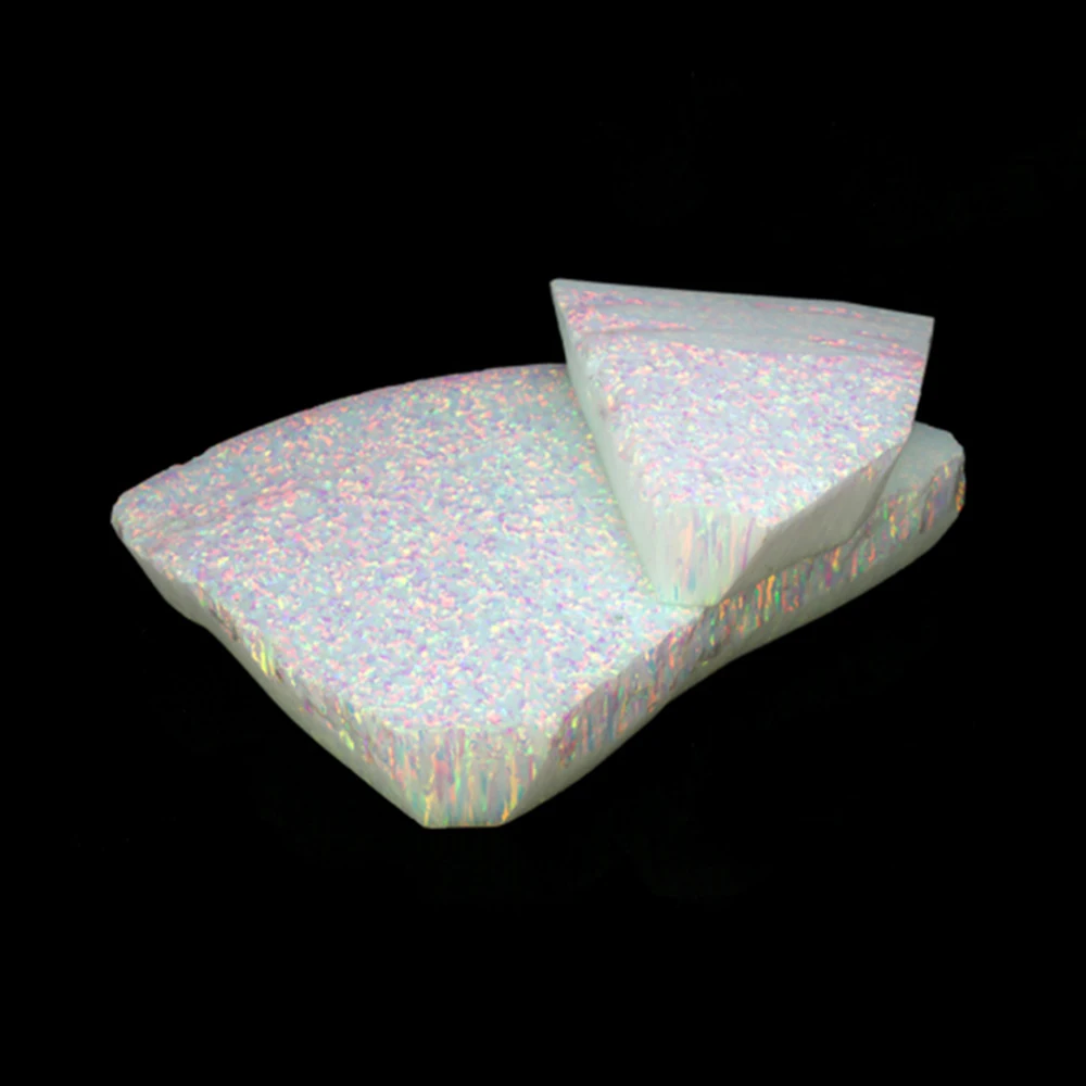 

synthetic opal rough material, 50 grams OP17