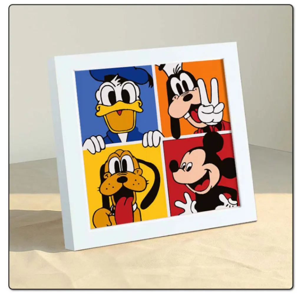 Mickey Mouse Diamond Painting Children DIY Handmade Creative Puzzle Living Room Ornaments Decorative Stickers