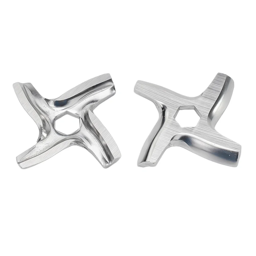 2pcs Meat Grinder Plate Blade #5 Mincer Accessories Spare Parts For Moulinex Meat Grinder Kitchen Equipment Parts