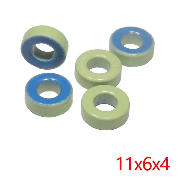 【50-10PCS】11x6x4mm Manganese-zinc ferrite - High-power frequency converter filtering and anti-interference inductor
