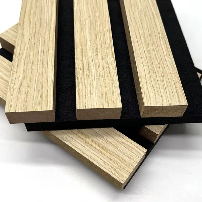 Acoustic Melamine Board 600x1200 Slatted Wood Veneer With Acoustic Panels Graphic Design Project Solution Capability