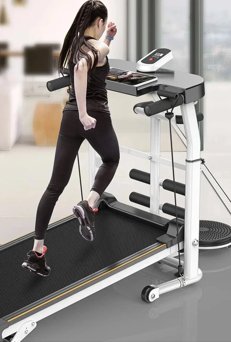 Mechanical Non-motor Indoor Steel Adjustable Silent Treadmill Home Fitness Foldable & Multifunction Treadmill