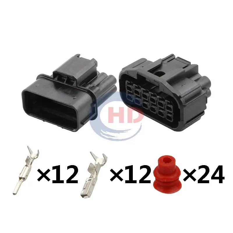 

1-20 sets 12 Pin auto wiring harness plug cable electric plug connector 6181-6784 6189-7410