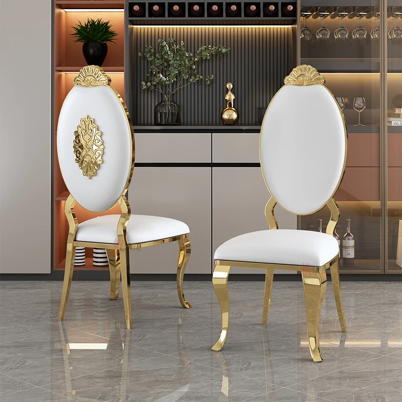 

Wedding Throne Dining Chairs Living Room Office Dining Chairs Hotel Lazy Designer Minimalist Makeup Sillas Kitchen Furniture