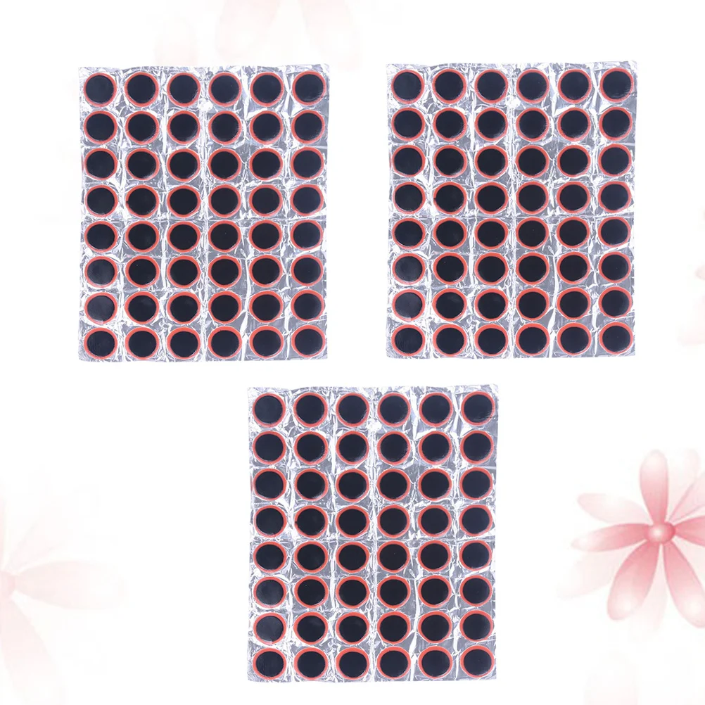 

25Mm Round Bicycle Tire Repair Patches Durable Rubber Tyre Patch Kit For Inner Tube Air Mattress Emergency Fix Tools