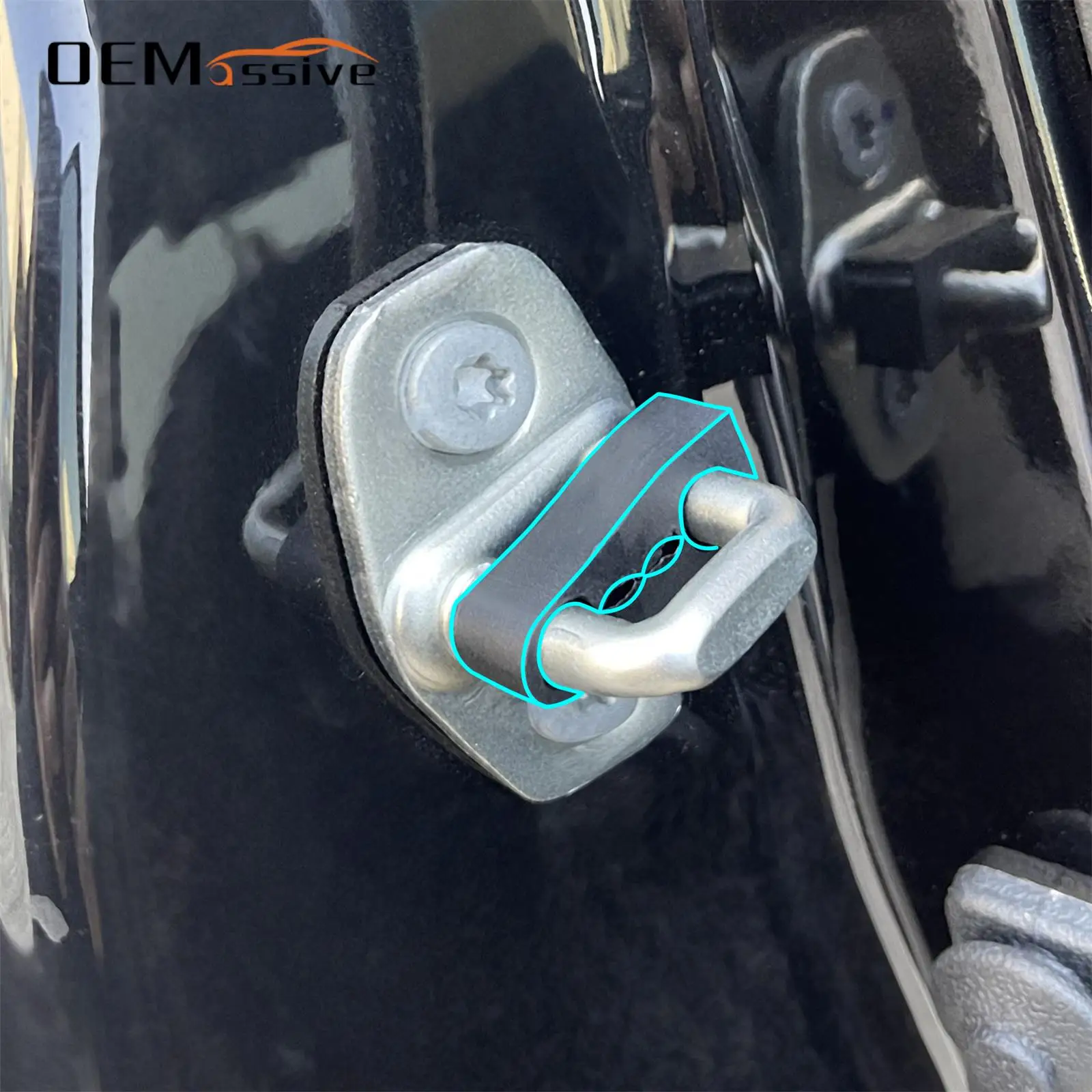 Car Door Lock Sound Deadener Damper Buffer For Peugeot 208 308 508 2008 3008 5008 Partner Rattling Screaks Quiet Noise Deaf Seal