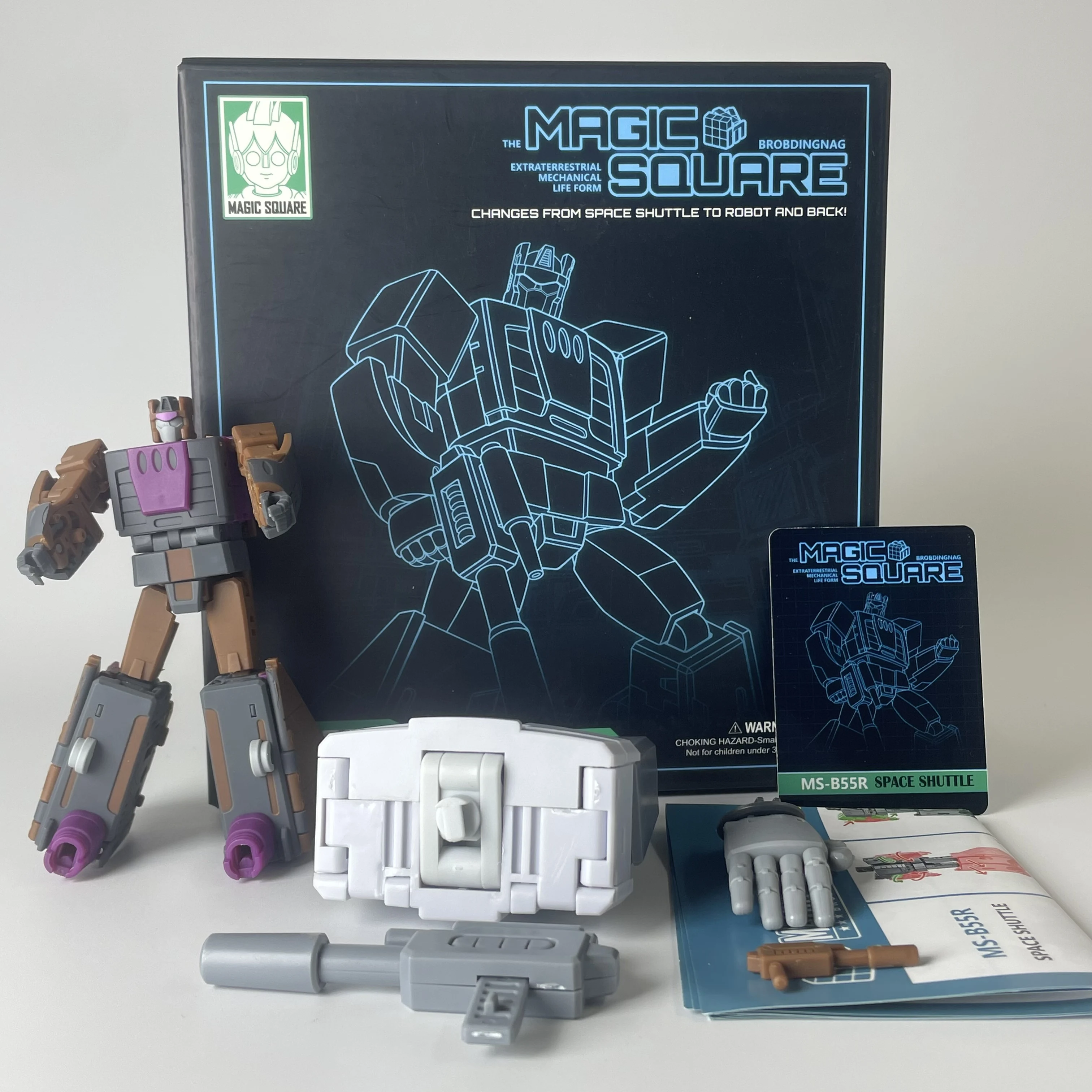 Magic Square Toys Transformation MS-B55R Eksplozja Kosmiczny Shuttle Eksplozja Mix Sky Leopard Mała Skala Wersja G1 Repaint