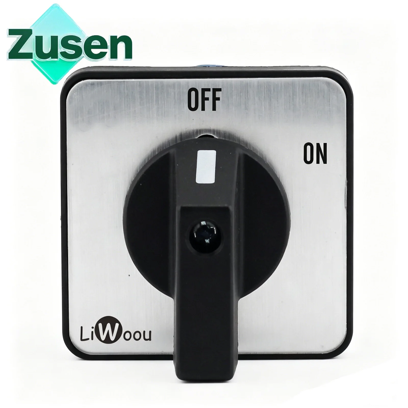 Zusen LW26-20 on/off  440V Ui 660V 20A Rotary Cam Switch 2 Position 2 Poles 4 Terminals