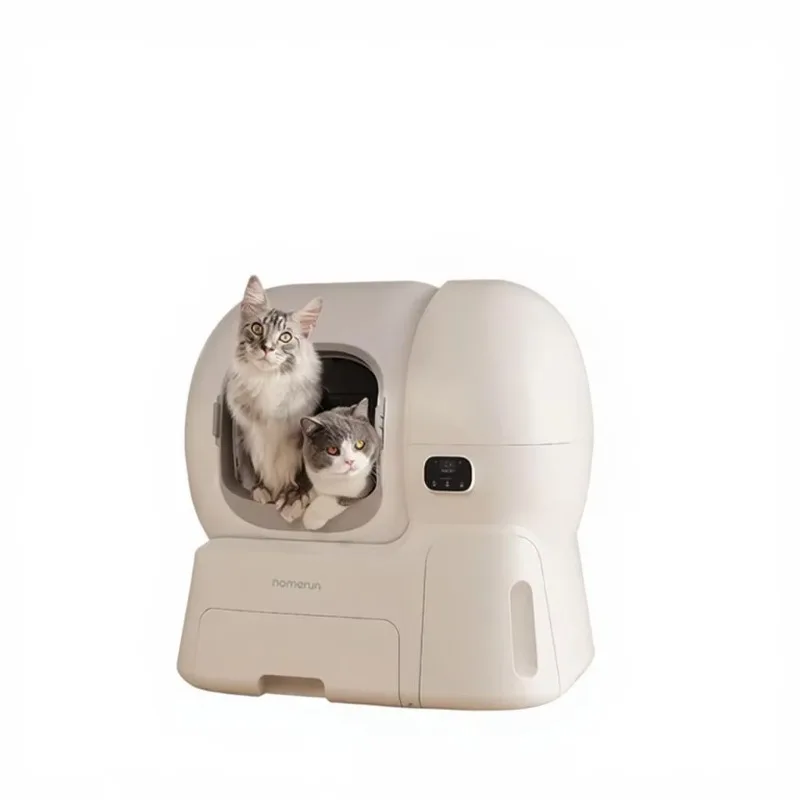 

【Best-selling】 Hormann Smart Toilet Automatic Box 106L Extra Large Refill One-Click Cleaning Splash-Proof ABS Material Wholesale