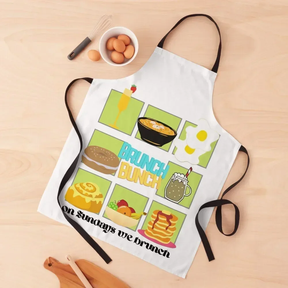 

Brunch Bunch On Sundays We Brunch Brunch Outfit Apron Kitchen Supplies Kitchens Men Customizable Household Items Kitchen Apron