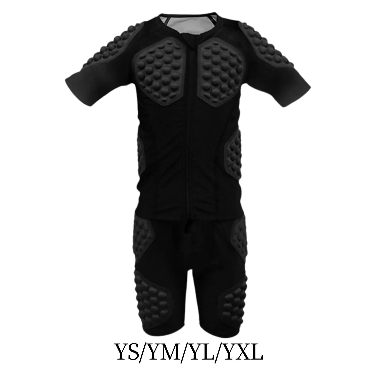 Kids Sports Chest Protective Clothing Shock Absorbing Protection Gear Suit for Rugby Outdoor Sports Skiing Football Boys Girls