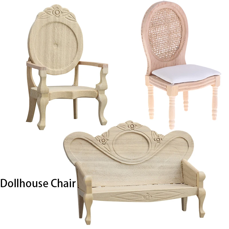 

1:12 весы, мебель для кукольного домика, миниатюрный стул, диван, деревянный мини-табурет, аксессуар для кукольного домика, ресторанный стул, модель сцены, реквизит для фотосессии