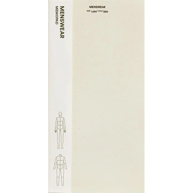 

Menswear Memopad Fashionary Fashionary 9789887711179 Book