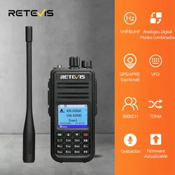 Retevis RT3S Walkie Talkie DMR Radio Uhf Vhf Digital Amateur 5W Long Range Ham Radio Stations Walkie-Talkies Professionelles GPS