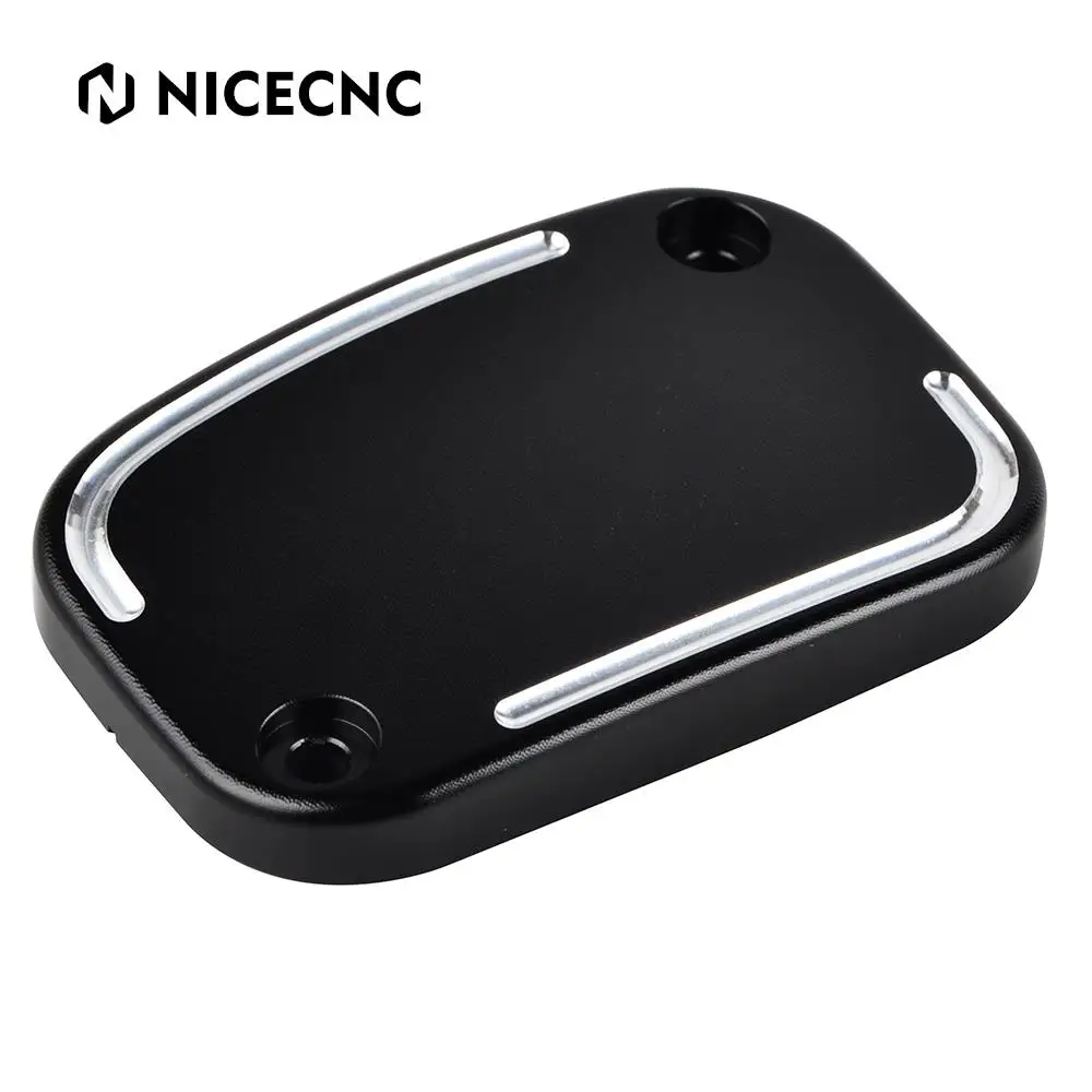 

Motorcycle Front Brake Fluid Reservoir Cover Master Cylinder Cap For Harley Softail Fat Boy Lo FLSTFB CVO Breakout Heritage