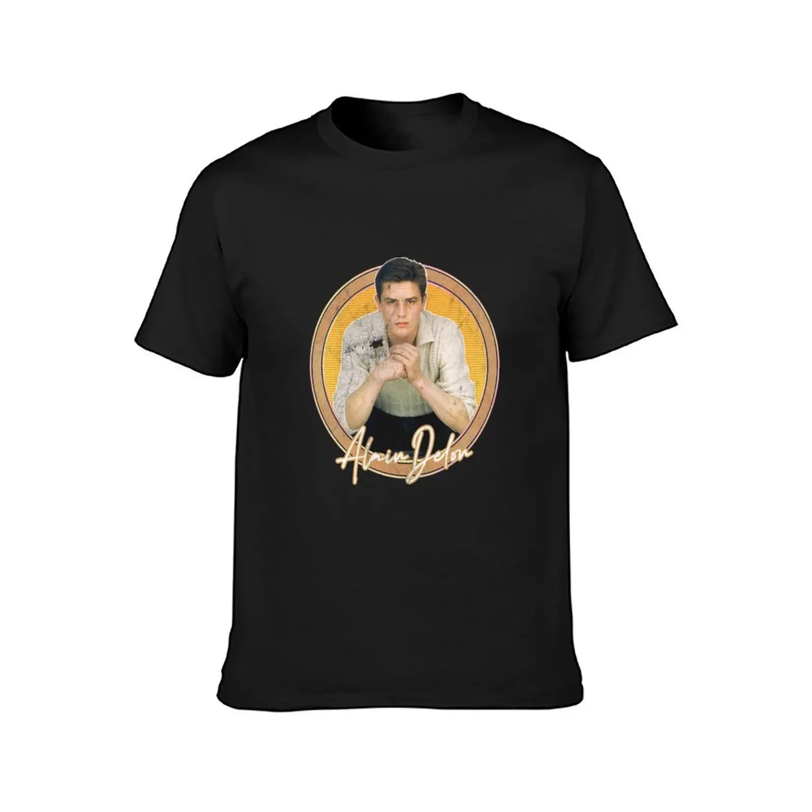 Alain Delon T-Shirt kawaii clothes summer tops t shirts for men cotton