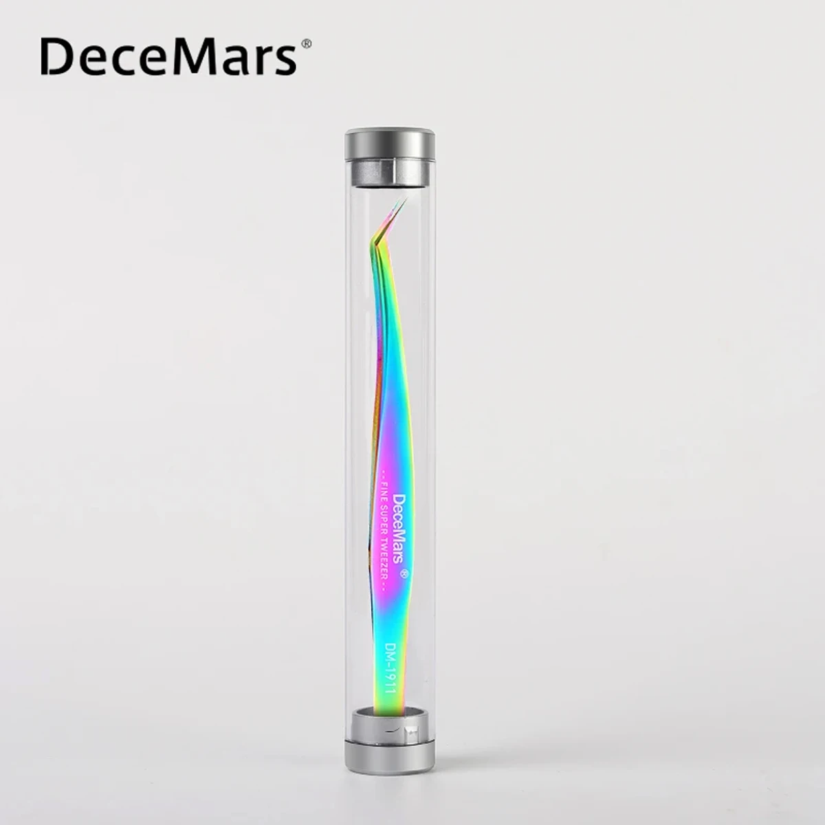 DeceMars Stainless Steel Tools DM-1911 Volume Lash Extension Tweezers  Professional for Eyelash Extension