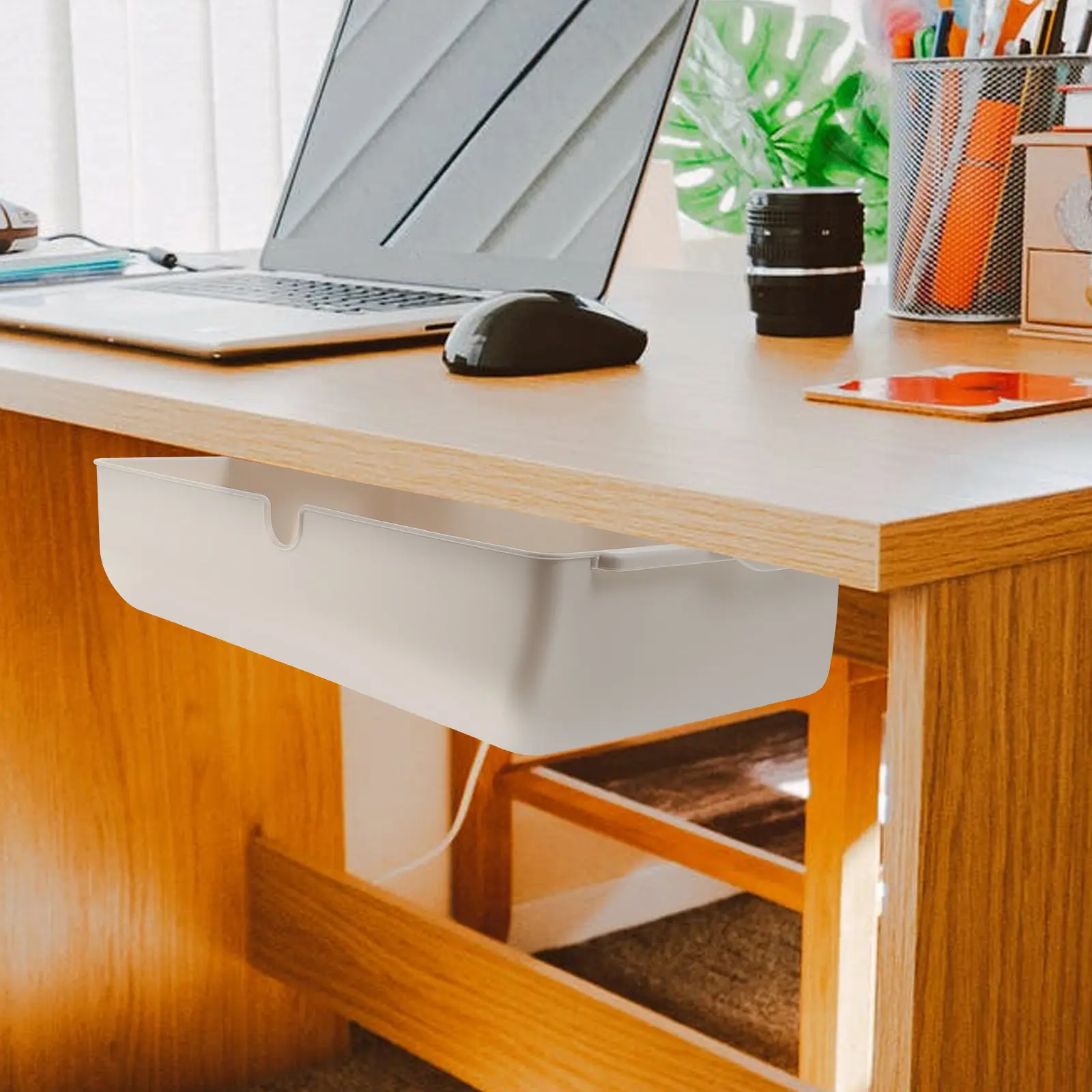 1pcs-under-desk-hidden-drawer-storage-box-premium-material-organizer-for-home-office-sundries-writing-tools-holder