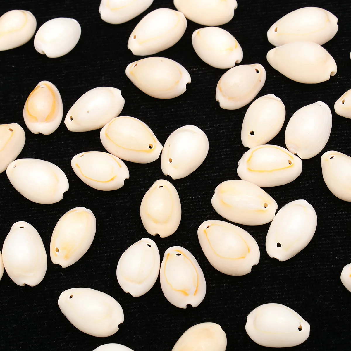 

50 шт., подвеска из натуральной раковины, морская улитка, желтый, с одним открытием, гладкая отделка, ожерелье, серьги, подвесное украшение «сделай сам»