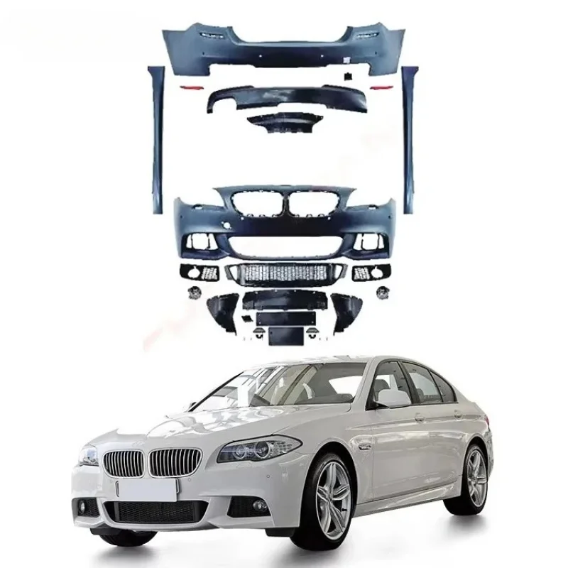 

F10 M-Tech Style Car Bumpers for 5 Series 520i 525i 530i 535i F10 F18 2010-2014 Front Rear Bumpers Side Skirts Body Kits