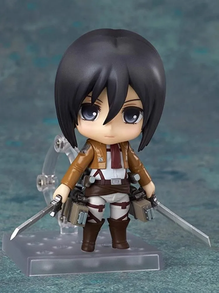 Anime Figures Attack on Titan Eren Jaeger 375 Mikasa·Ackerman 365 Levi Ackerman 390 417 Action Toys for Children Collector 10cm