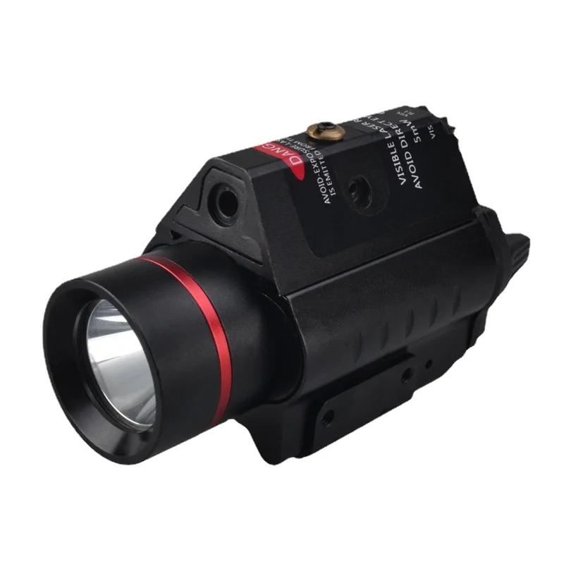 FX-Outdoor Red Laser Ultra-strong LED Flashlight, Anti-Collision, Long-Range, Tactical Lighting, Camping Gadgets and Accessories