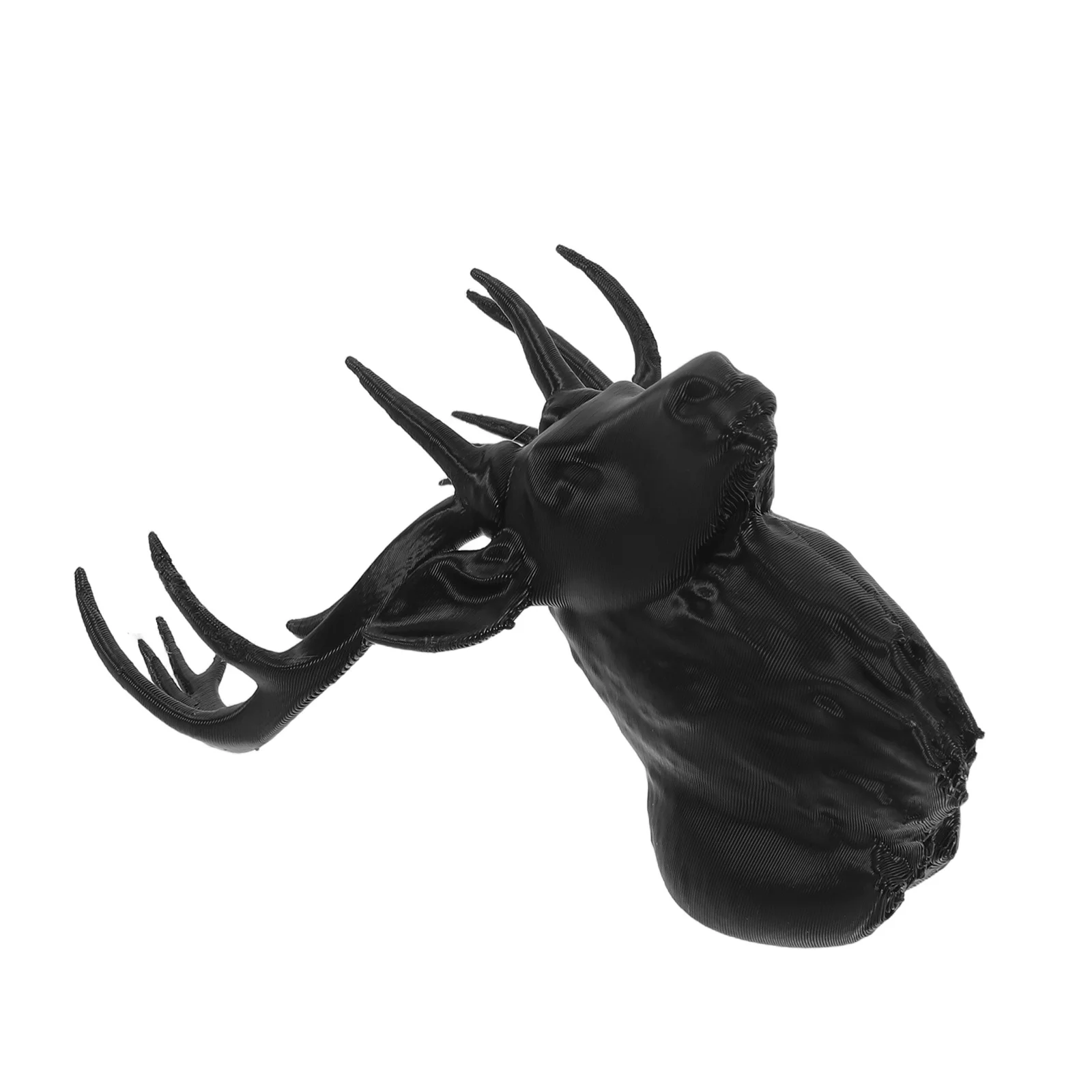 ديكور جداري صغير على شكل رأس غزال على شكل بوهو قرون بلاستيكية ديكور على شكل حيوان الرنة لغرفة المعيشة وغرفة النوم