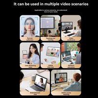 Stable- HD USB Webcam with Dual Microphones for PC Laptop Computer Web Camera Zoom Video Calling USB Webcam 2K