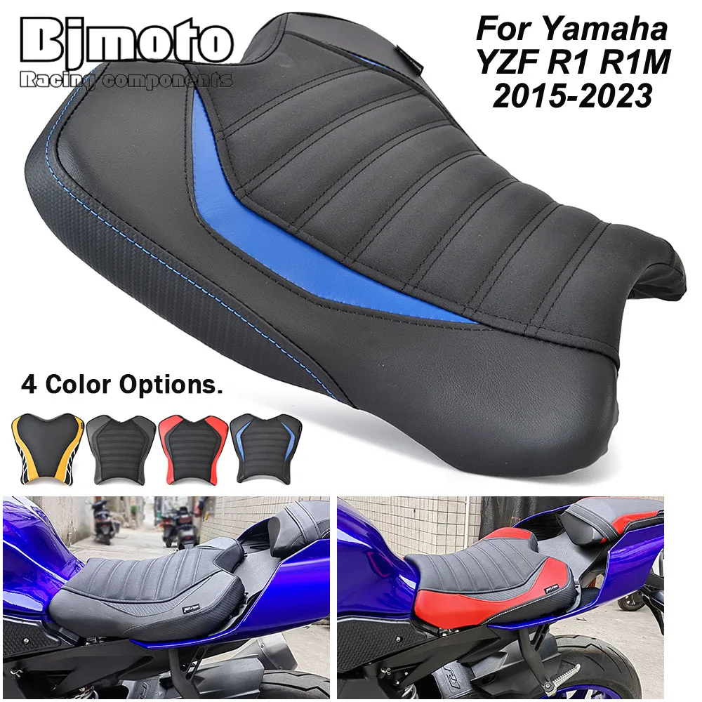 

Motorcycle Front Rider Solo Seat Cowl Cushion Pad Synthetic Leather Replace Part For Yamaha YZF R1 R1M 2015-2023