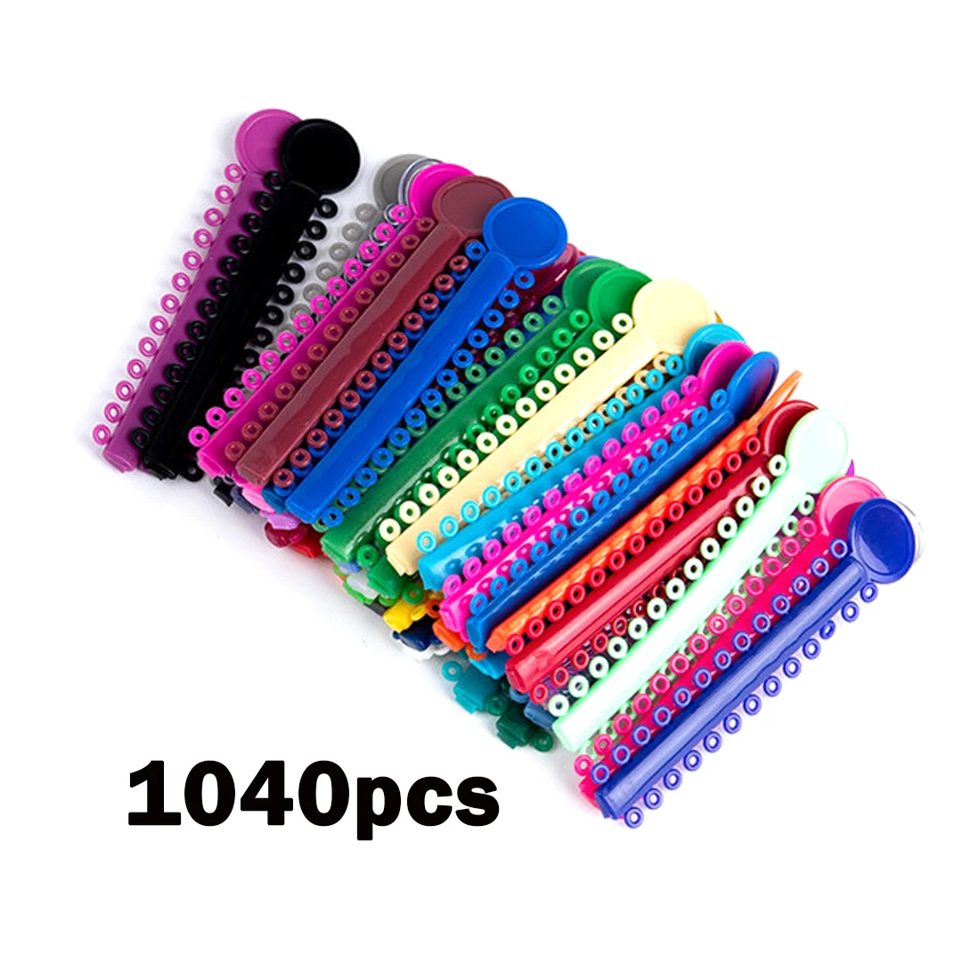 40pcs/bag Dental Orthodontics Elastic Ligature Ties Braces Elastomeric Dental Ligating Modules /ligature ties Dentist Treatment