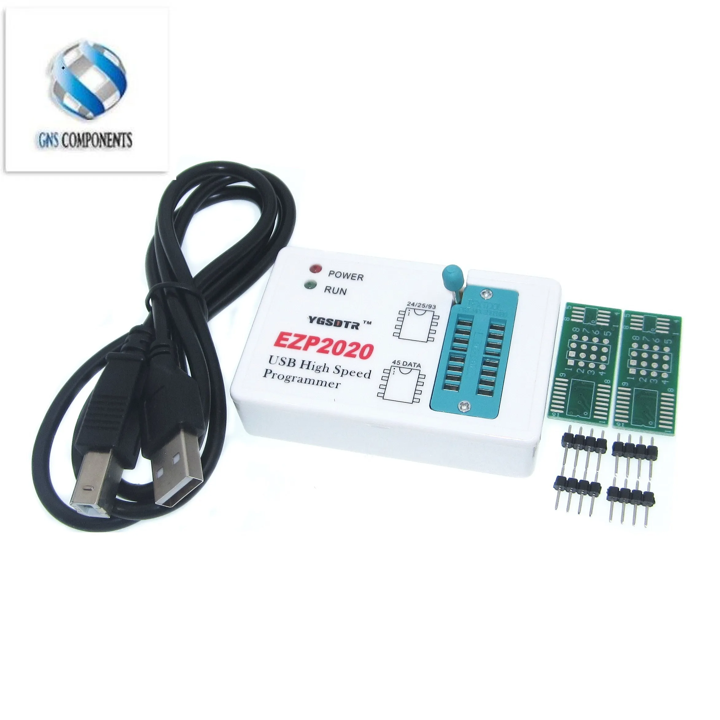 EZP2020 High Speed USB SPI Programmer + 7 Adapter Better than EZP2013 EZP2010 2011Support 24 25 26 93 EEPROM 25 Flash Bios