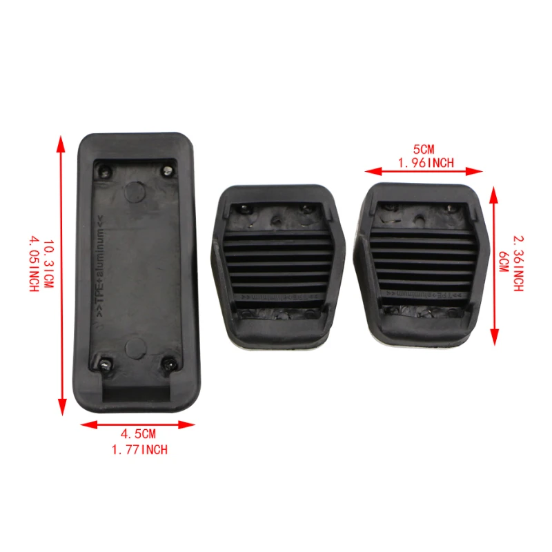 FOAL BURNING Car Accelerator Pedal Brake Pedal Clutch Pedals Cover for Ford Focus 2 MK2 3 4 MK3 MK4 Kuga Escape ST 2005-2017