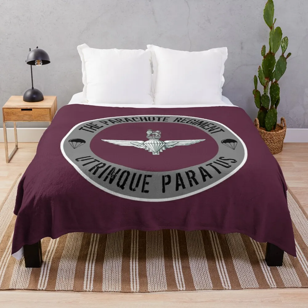 

The Parachute Regiment Throw Blanket Blanket Fluffy Velor Blankets Decorative Blanket Retro Blankets